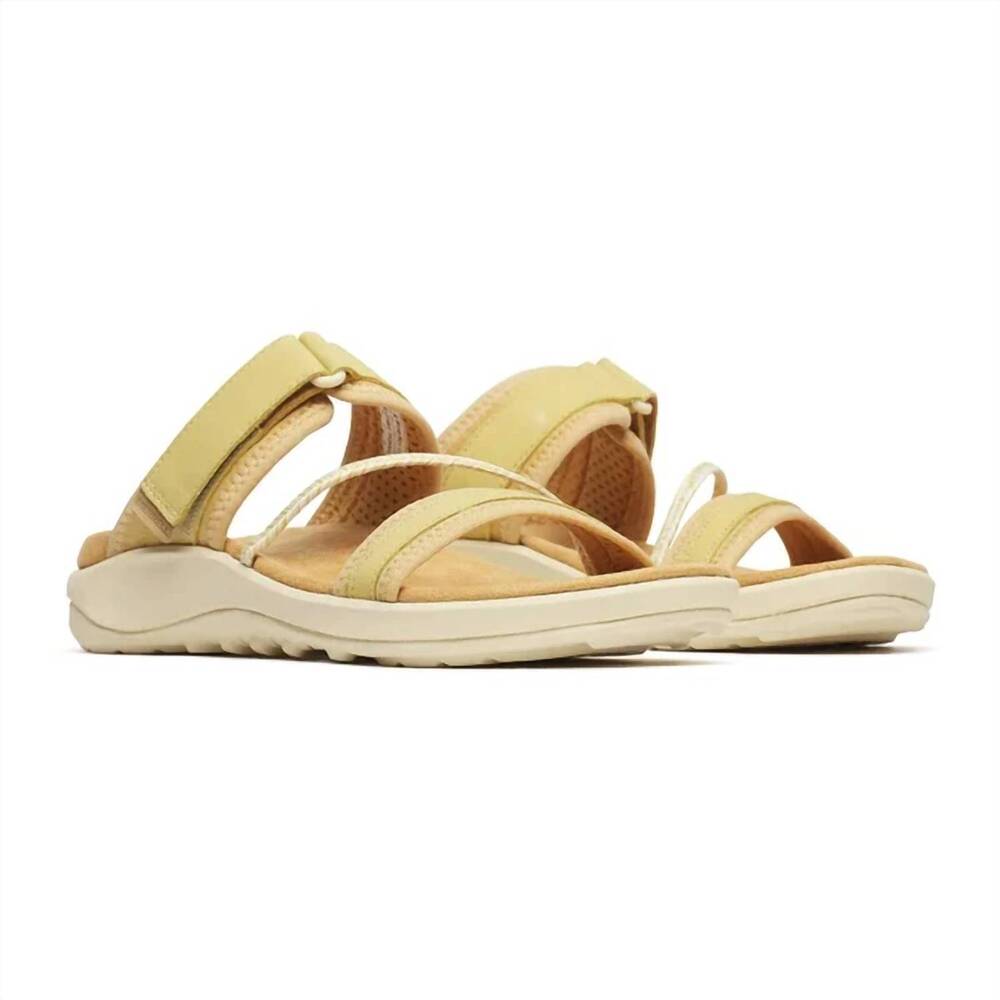 NEW MERRELL women's terran 4 slide sandals in caramel